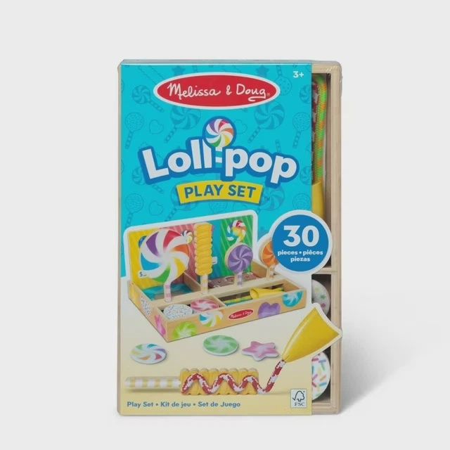 Melissa &amp; Doug Wooden Lollipop Play Set