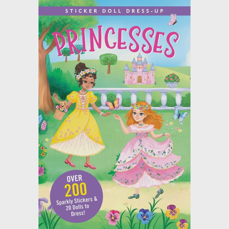 Princesses Sticker Doll Dress-Up Book