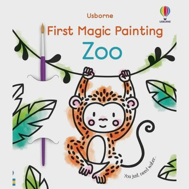 First Magic Painting Zoo : Usborne