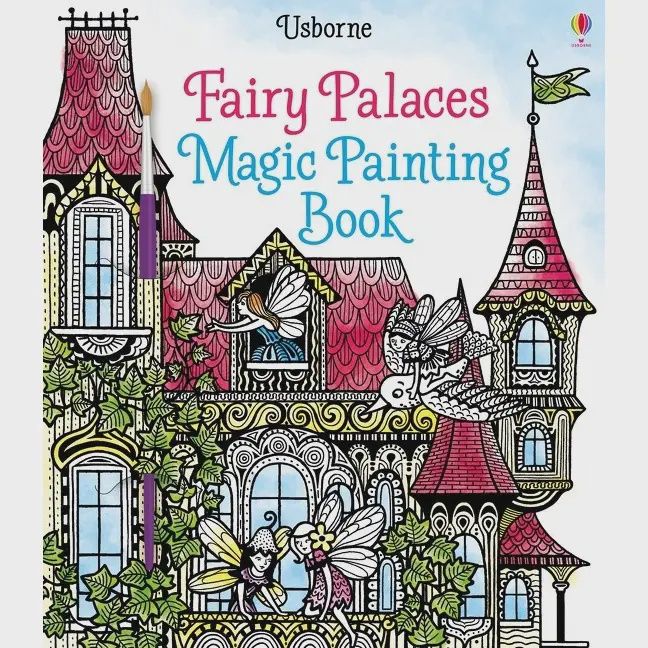 Fairy Palaces Magic Painting Book