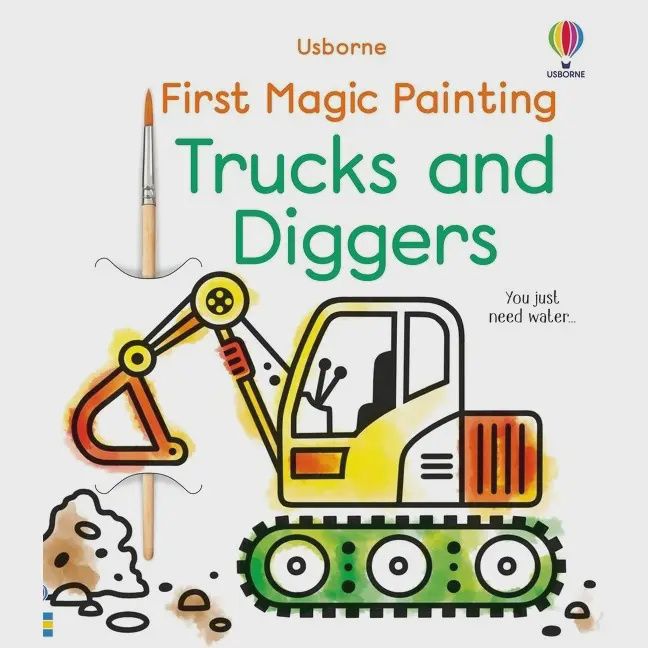 First Magic Painting Trucks and Diggers