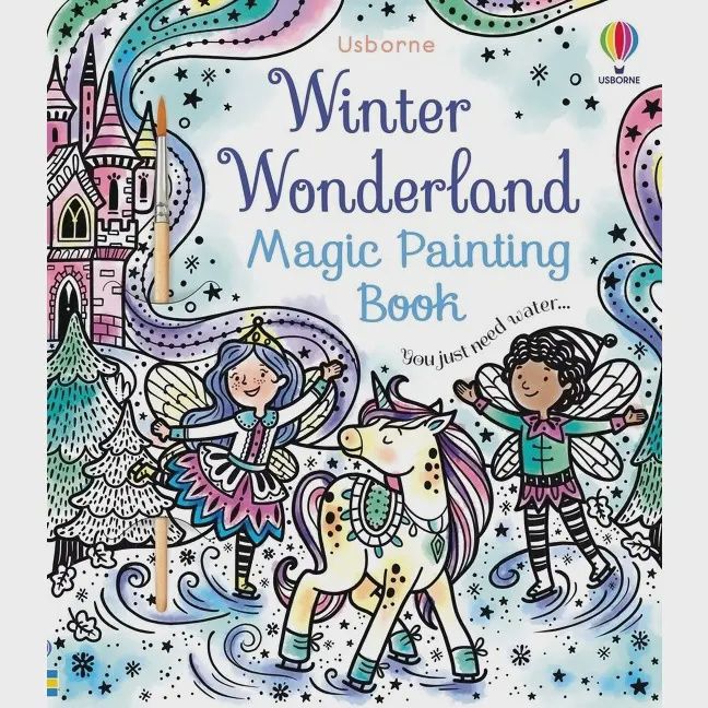 Winter Wonderland Magic Painting Book
