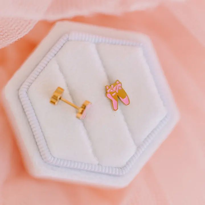 Ballet Slipper Earring