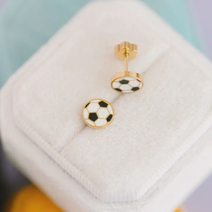 Soccer Earrings