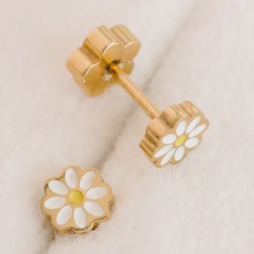 Tiny Daisy Earrings
