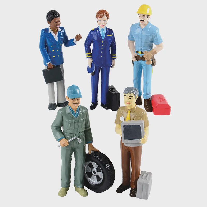 Diverse Community Helper Figures | Set of 5