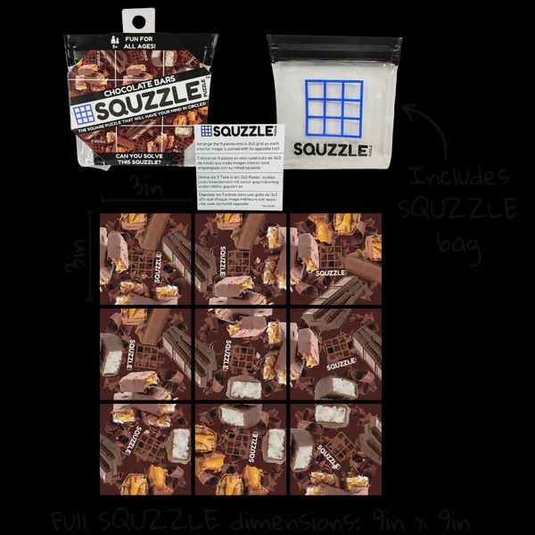 Chocolate Bars Squzzle Puzzle