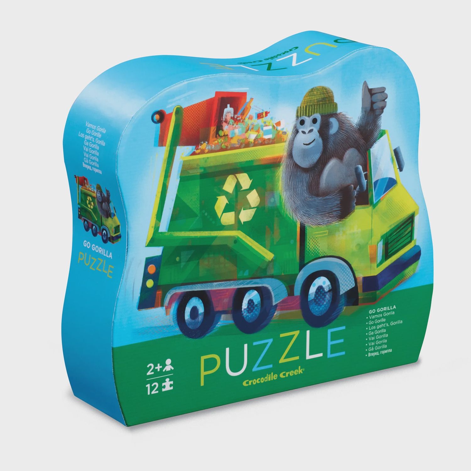 12-Piece Mini Puzzle - Go Gorilla