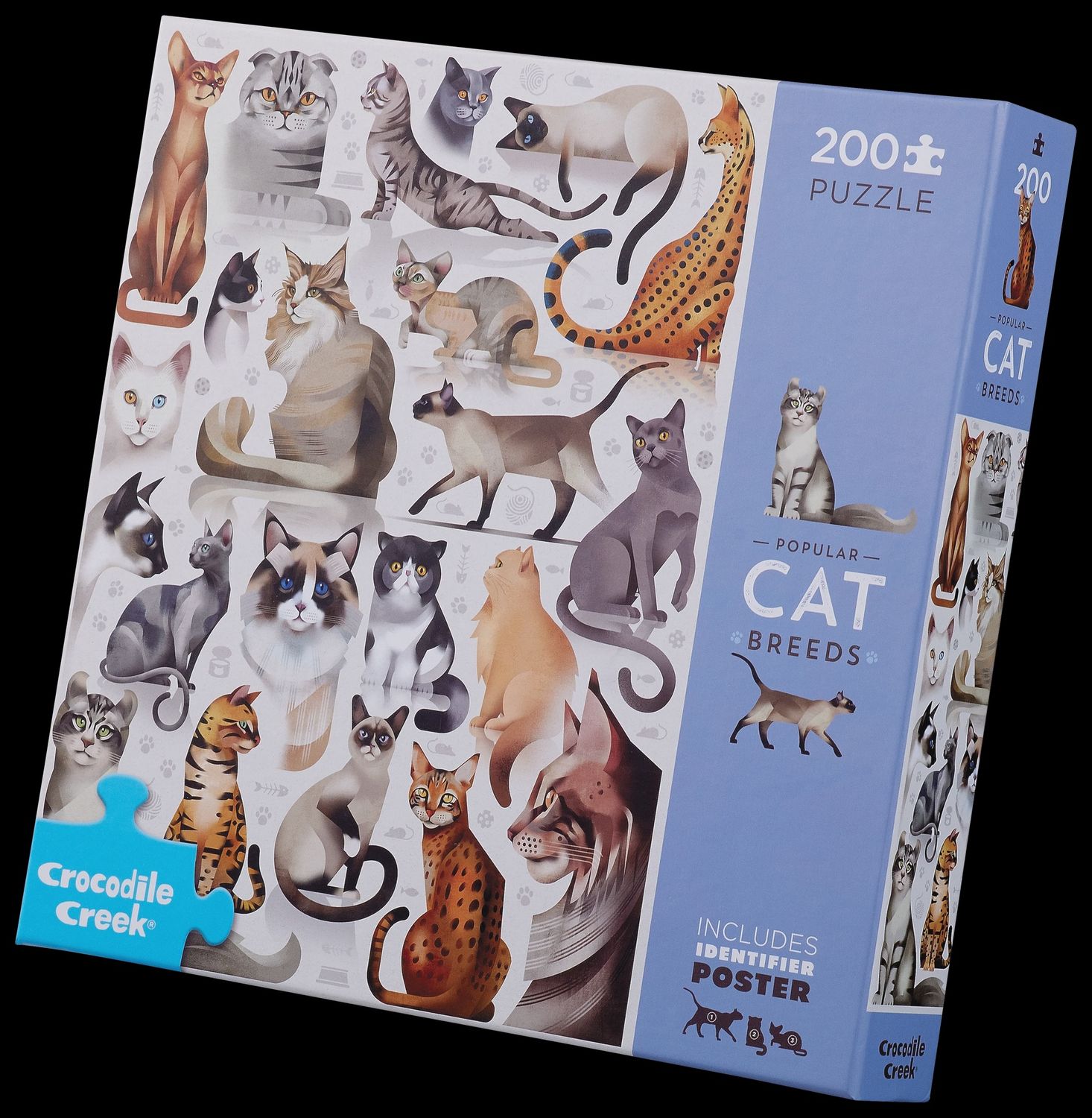 200-Piece Puzzle - Cat Breeds