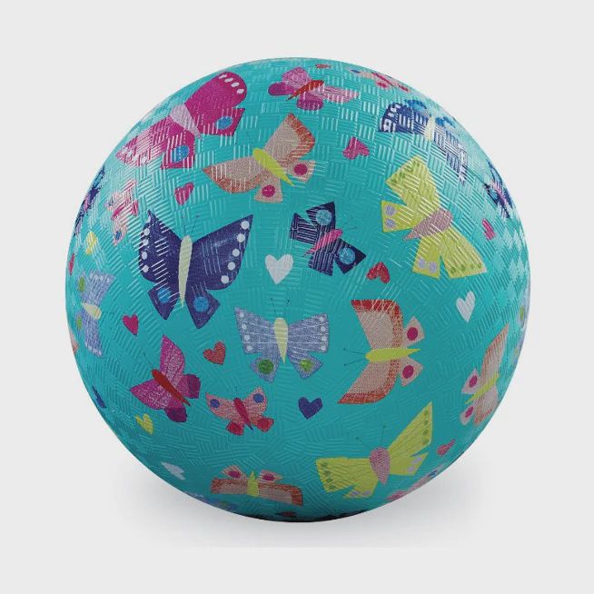 7" Playground Ball - Butterfly Rainbow
