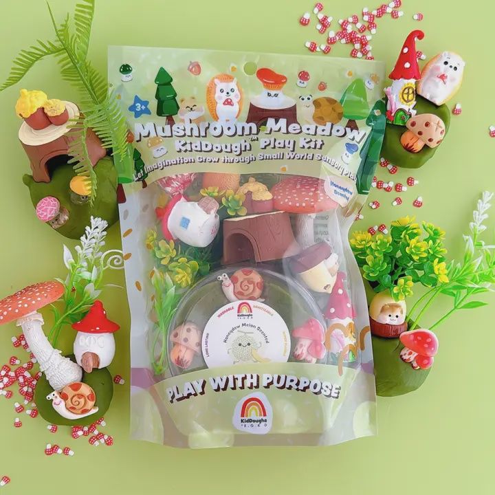 Mushroom Meadow Kiddough Play Kit