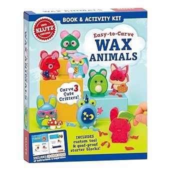 Easy-to-Carve Wax Animals Craft Kit