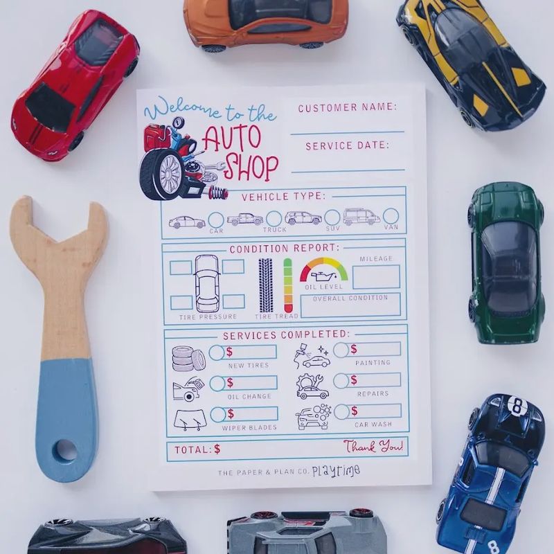 Auto Shop Playtime Pad