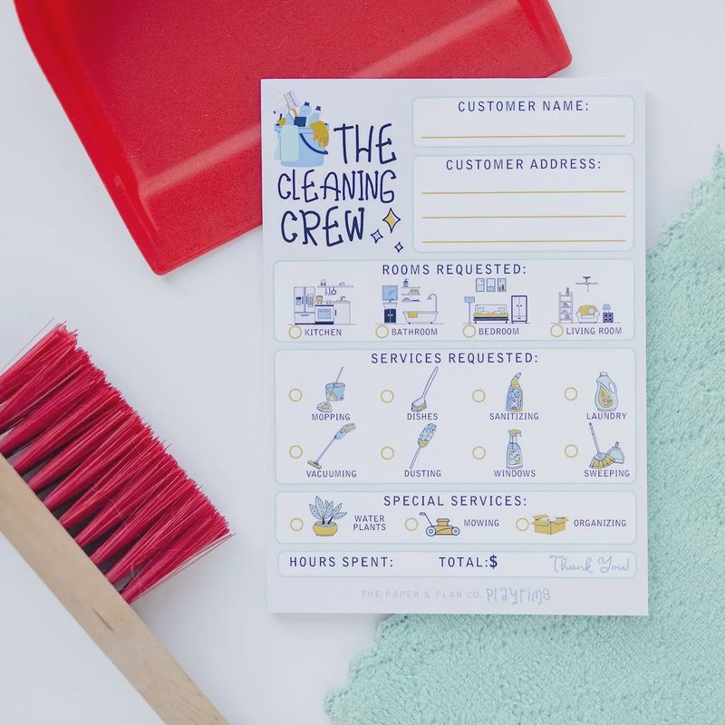 Cleaning Crew Playtime Pad