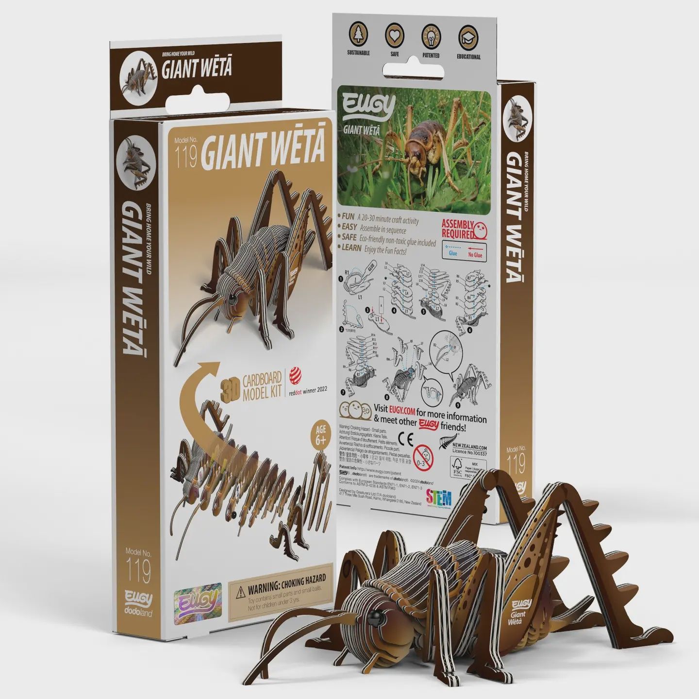 Eugy Giant Weta 3D Puzzle