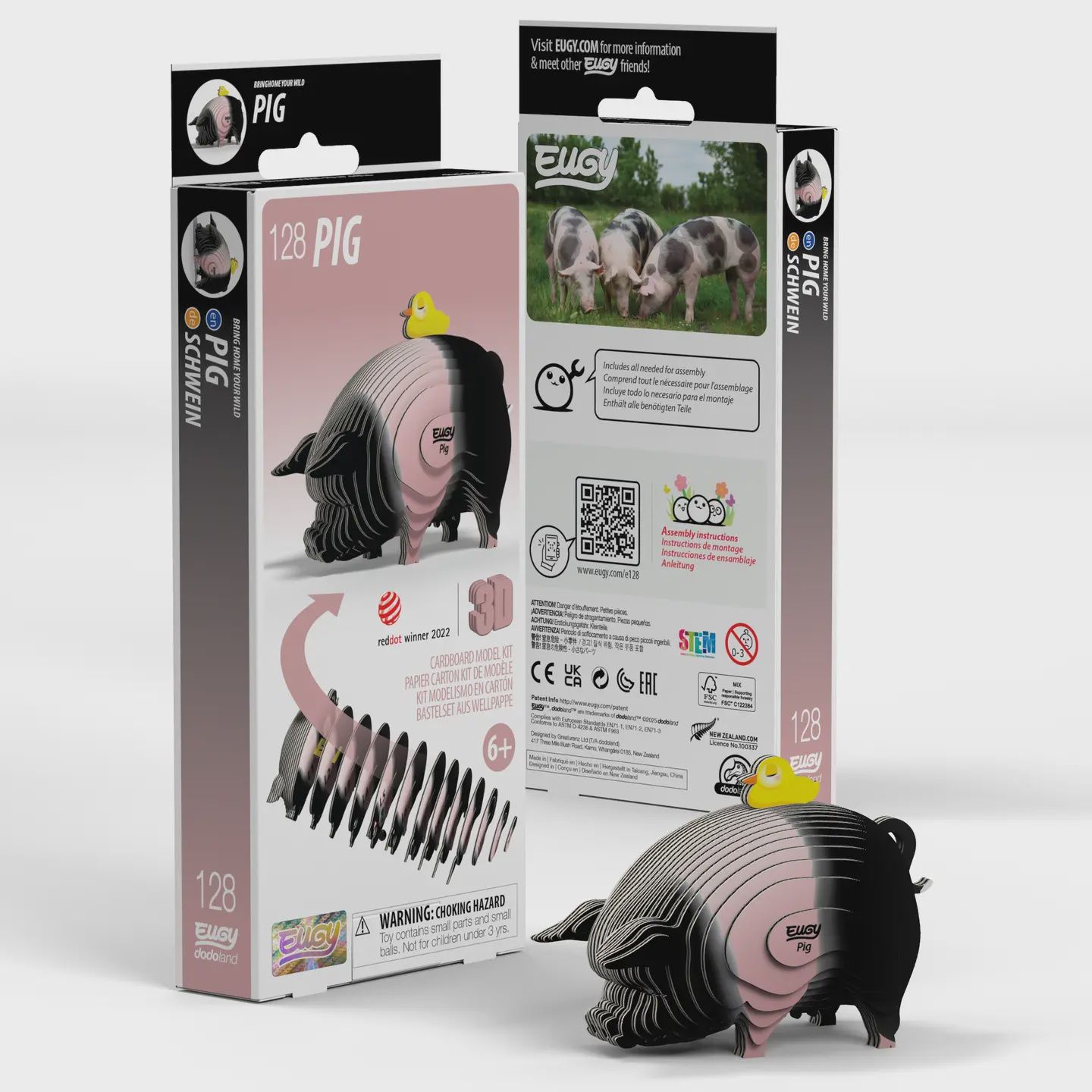 Eugy Pig 3D Puzzle