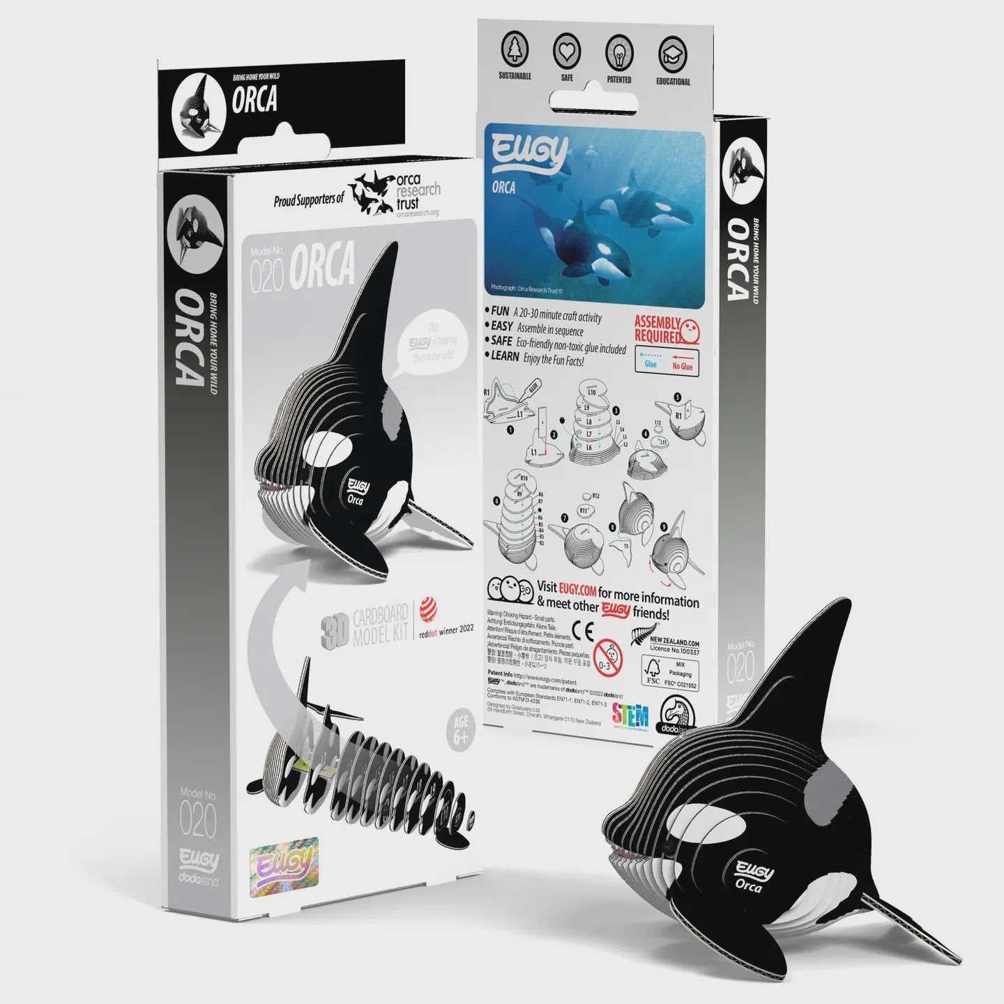 Eugy Orca 3D Puzzle