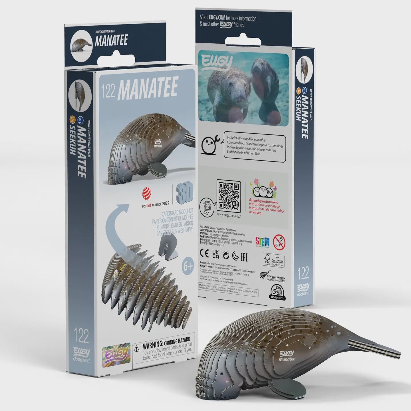 Eugy Manatee 3D Puzzle