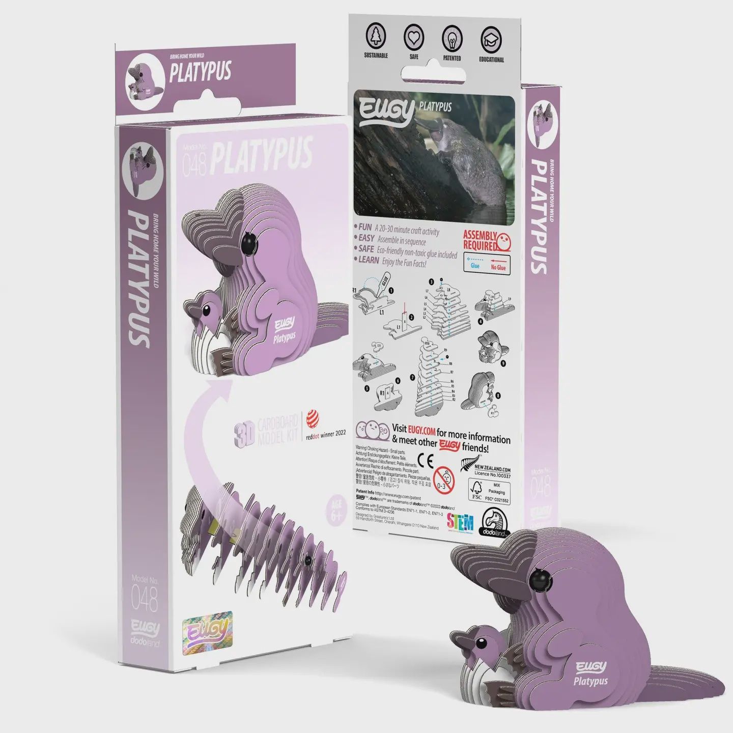 Eugy Platypus 3D Puzzle