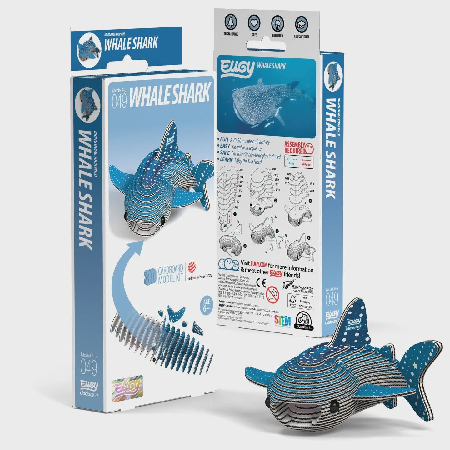 Eugy Whale Shark 3D Puzzle