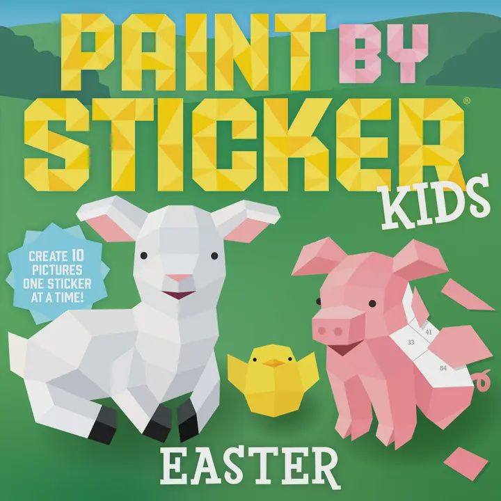 Paint By Sticker Kids: Easter
