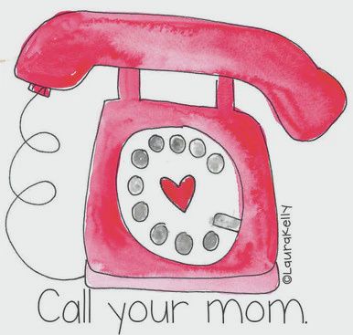 Vinyl Sticker - Call Mom