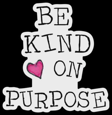 Vinyl Sticker - Be Kind on Purpose