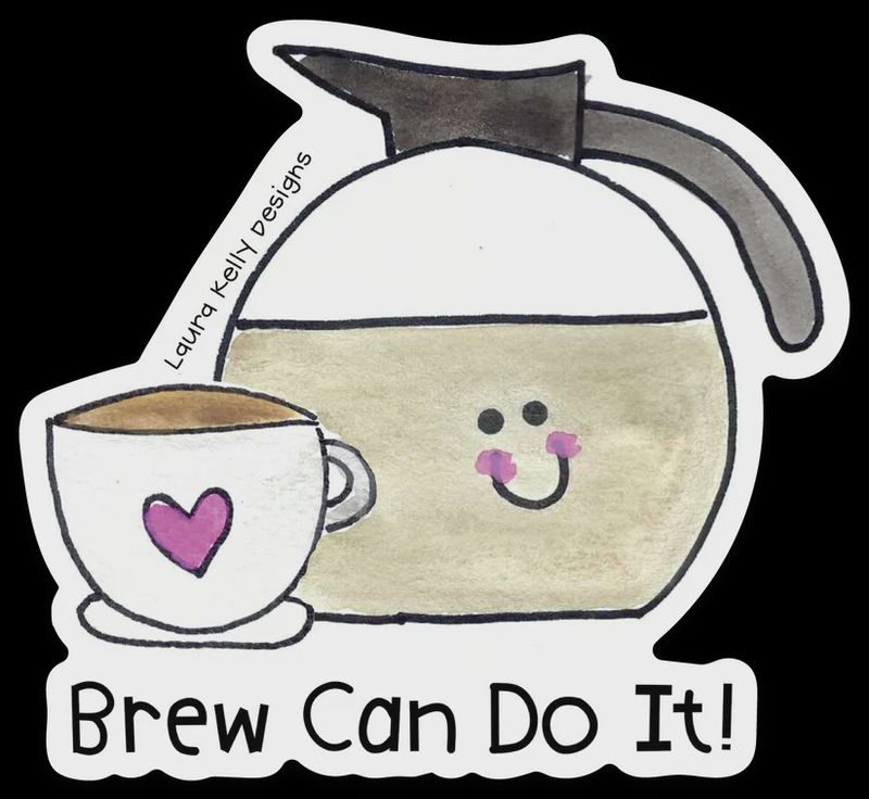 Vinyl Sticker - Brew