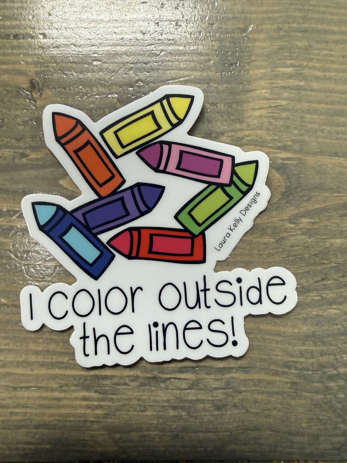 I Color- Vinyl Sticker