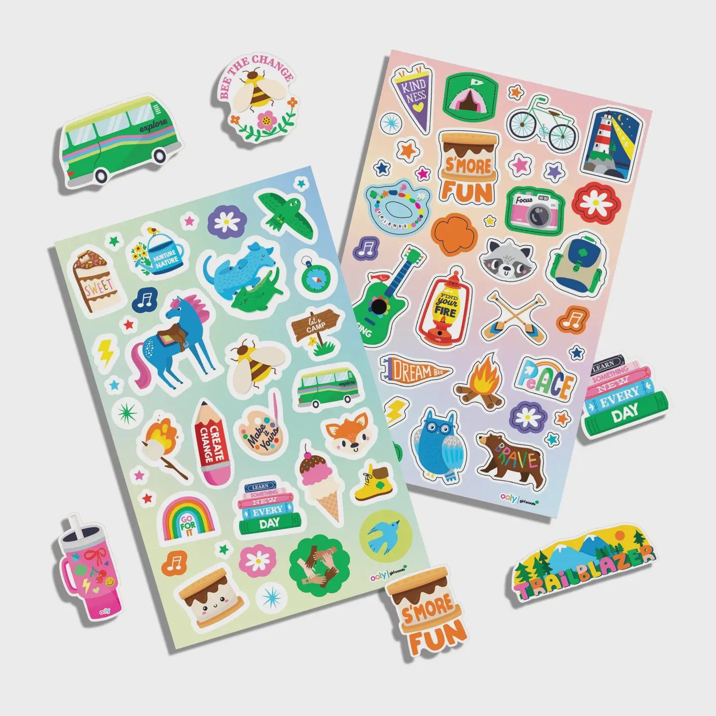 OOLY X Girl Scouts: S'mores Scented Stickers