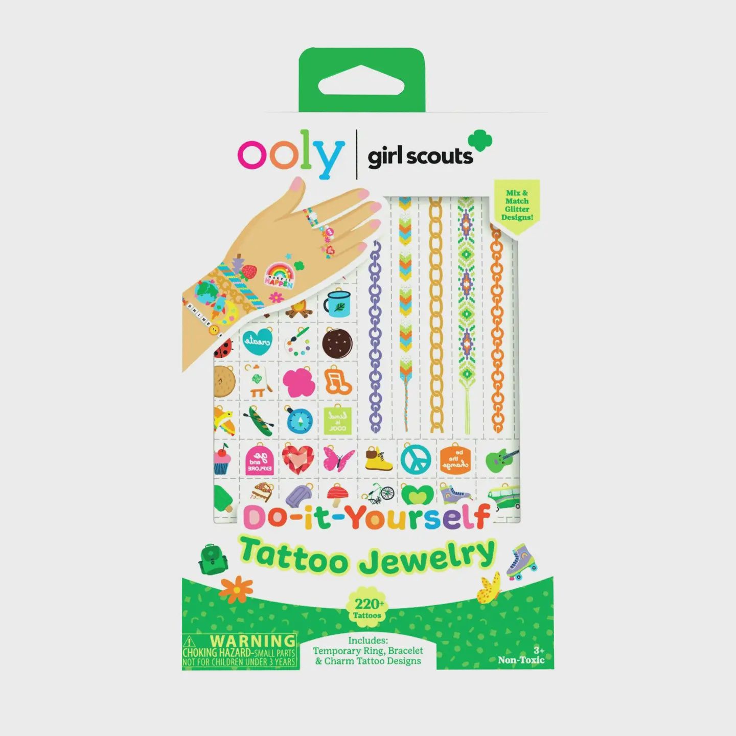 OOLY X Girl Scouts: Do-It-Yourself Tattoo Jewelry