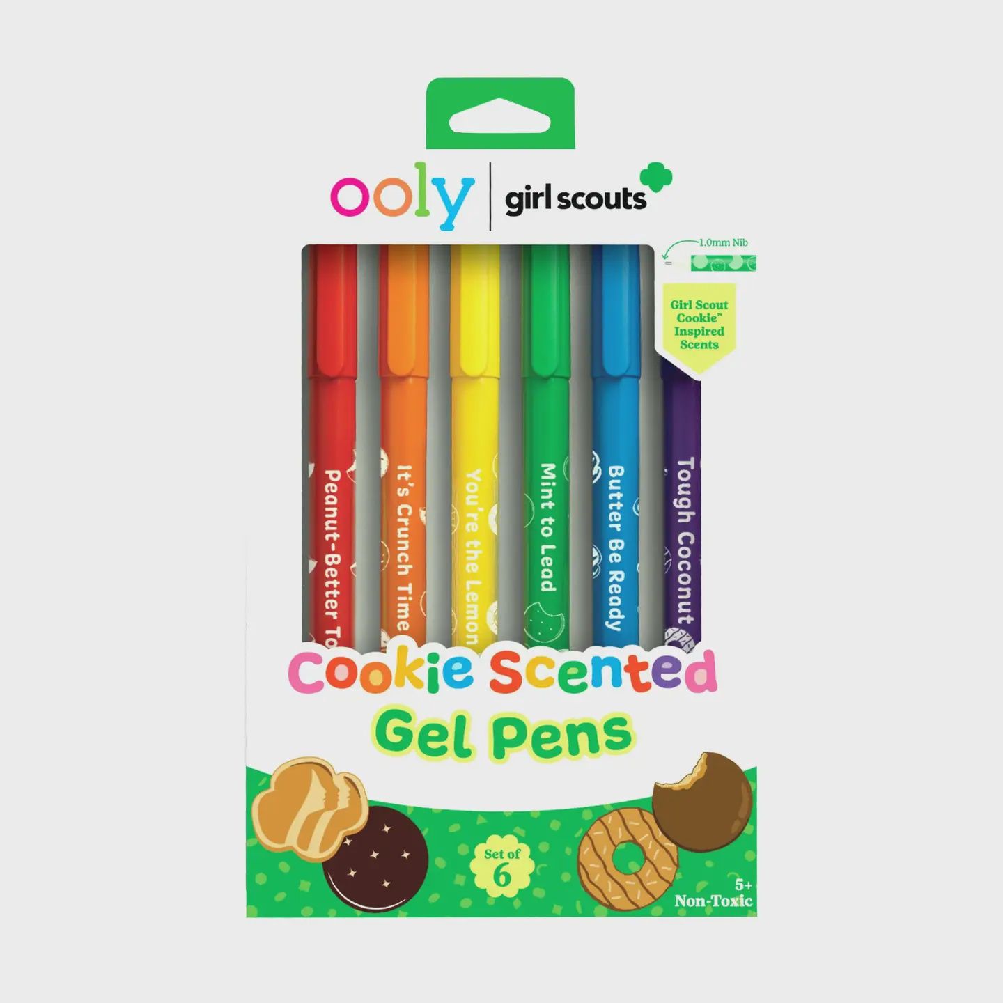 OOLY X Girl Scouts: Cookie Scented Gel Pens