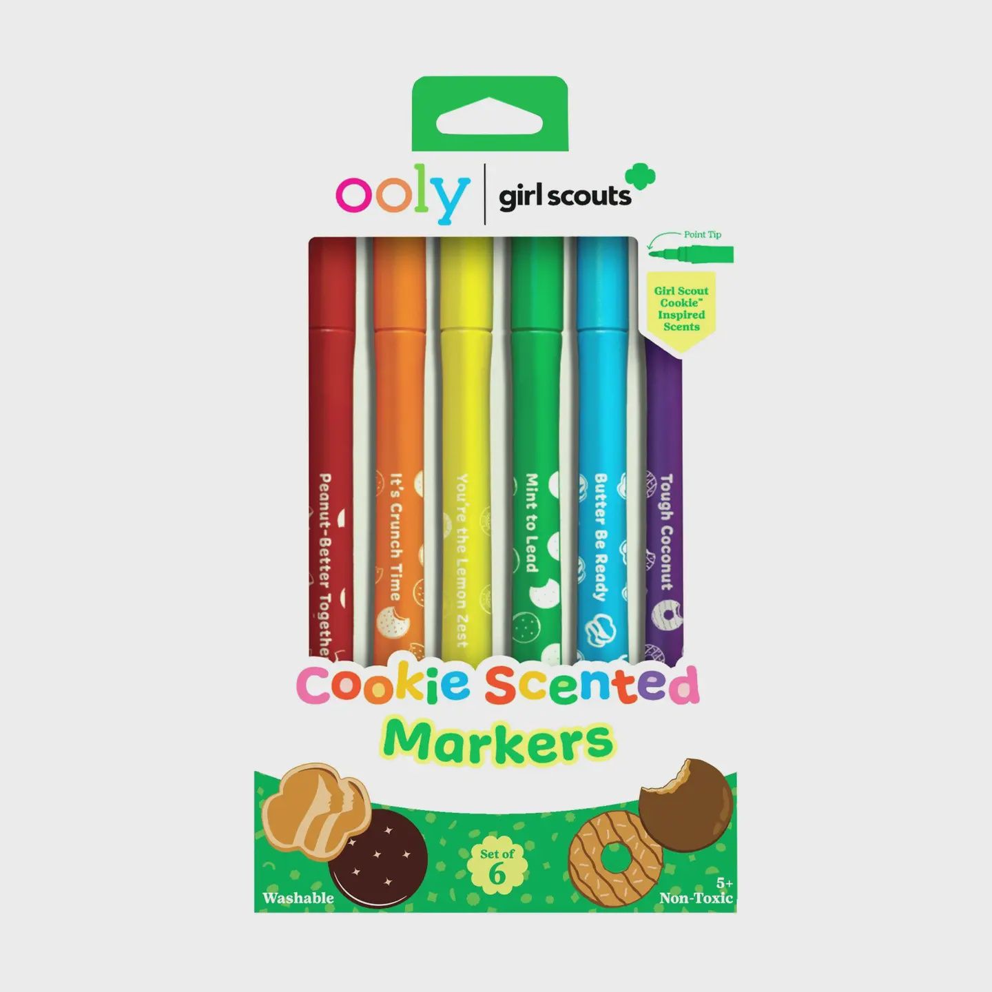 OOLY X Girl Scouts: Cookie Scented Markers