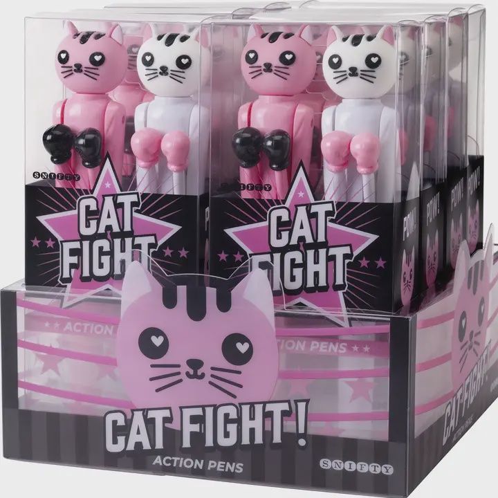 Cat Fight Action Pen