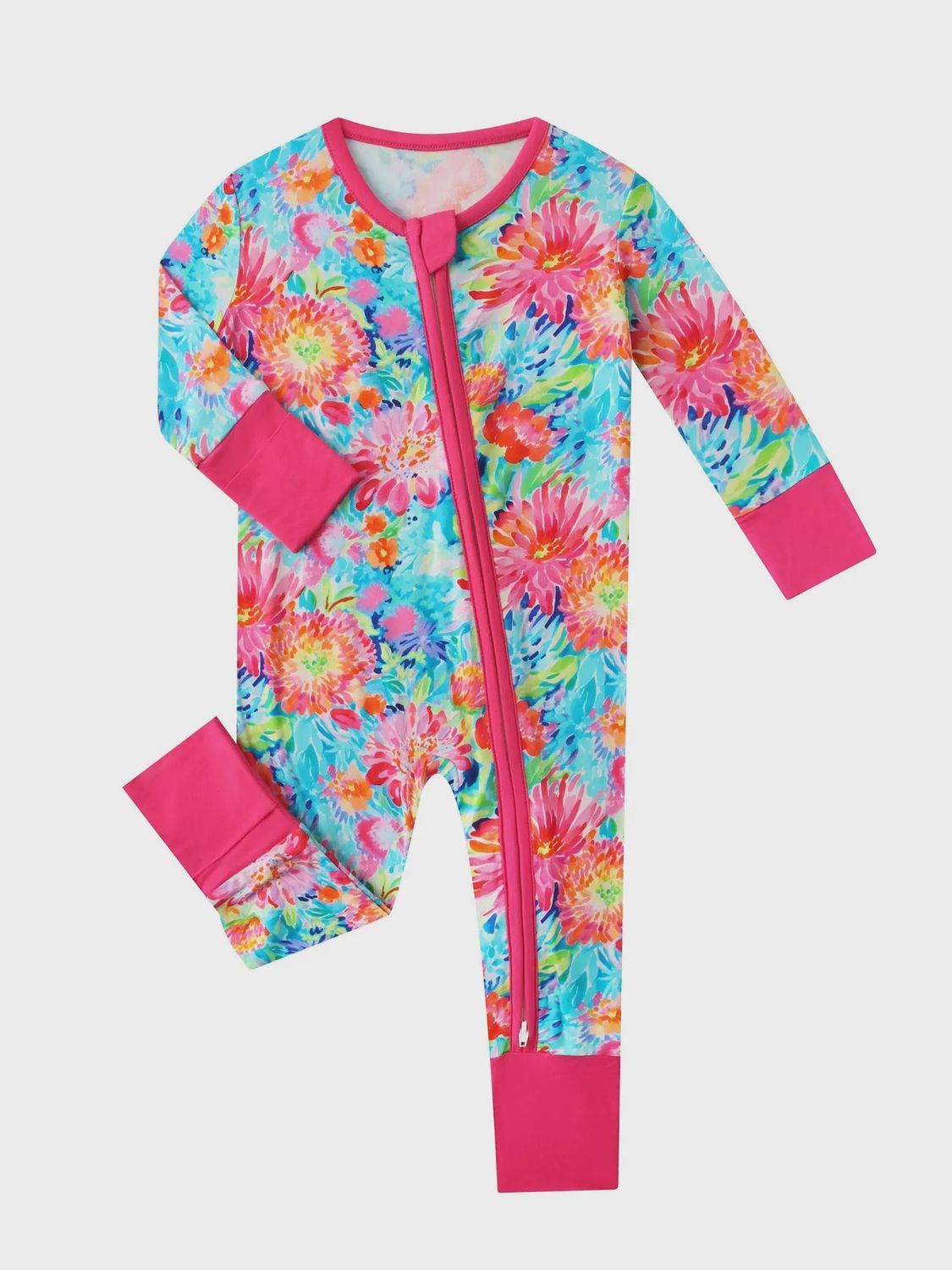 Chrysanthemum Baby Convertible Zippy Romper- 12-18mo