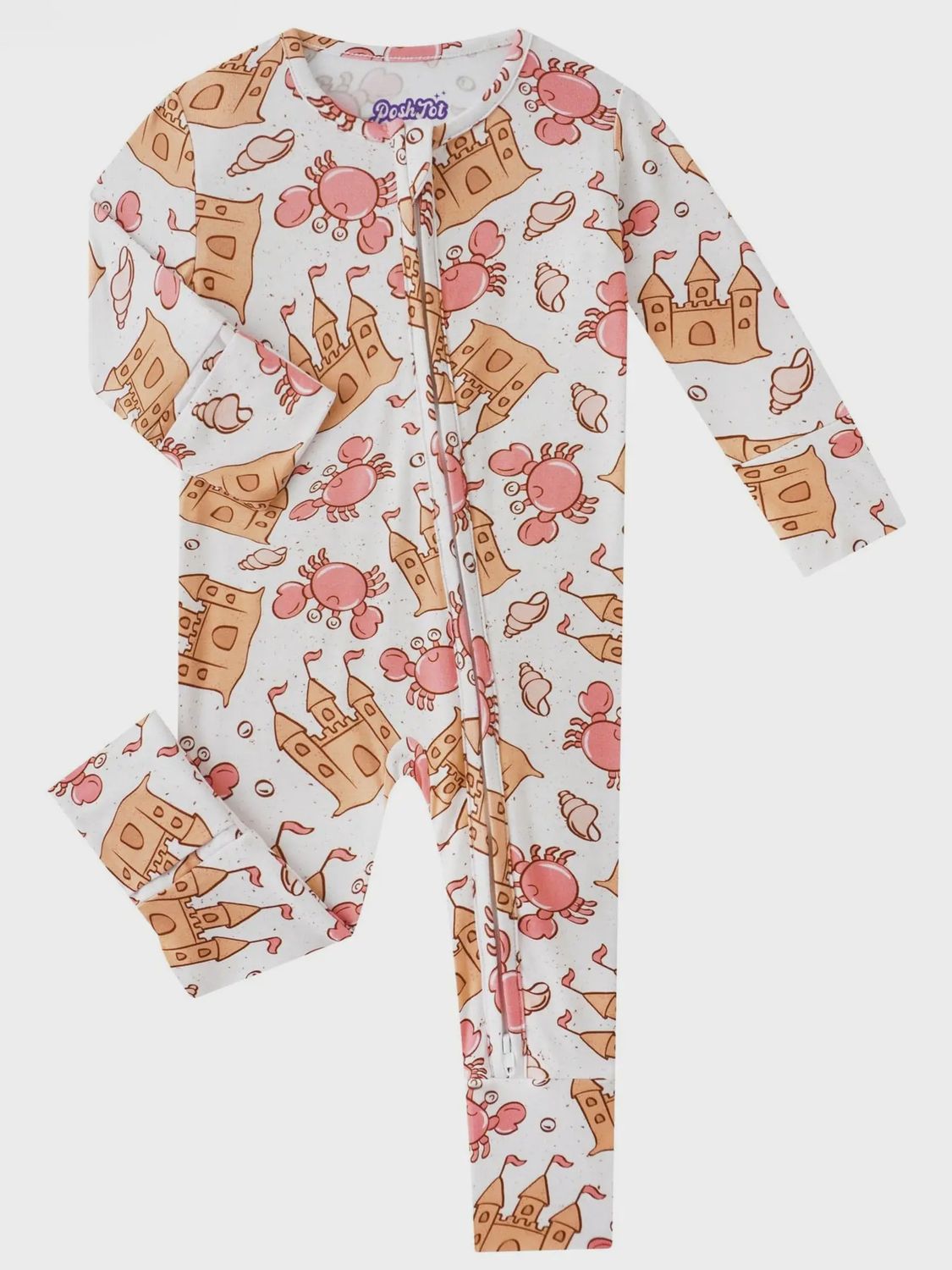 Crab Bamboo Convertible Zippy Romper 18-24mo