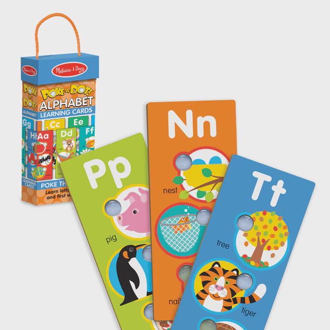 Poke-A-Dot Jumbo Alphabet Learning Cards