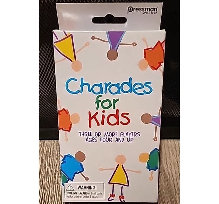 Charades for Kids Cards