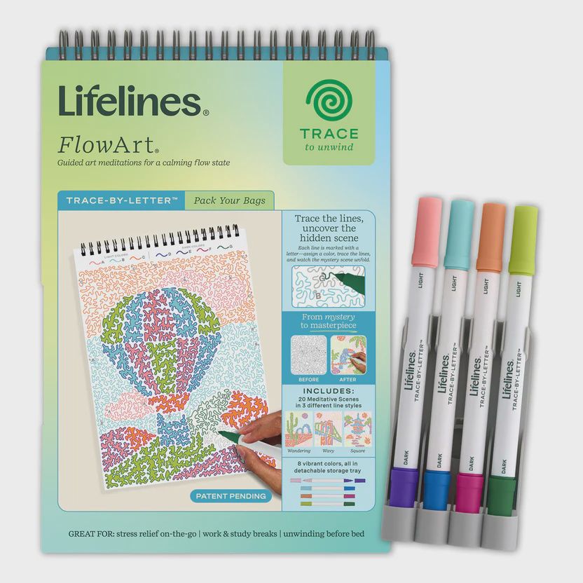 Lifelines FlowArt- Trace-by-Letter