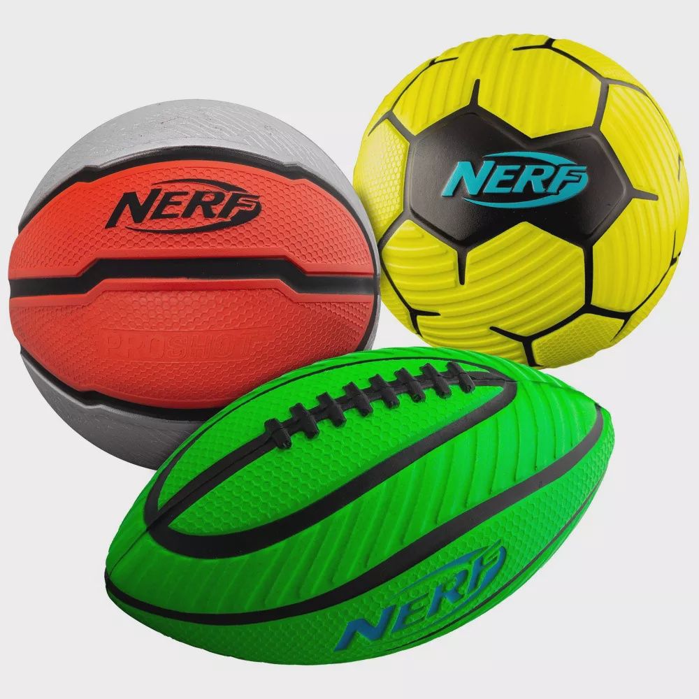 Franklin Sports Nerf Ball Set - 3pc
