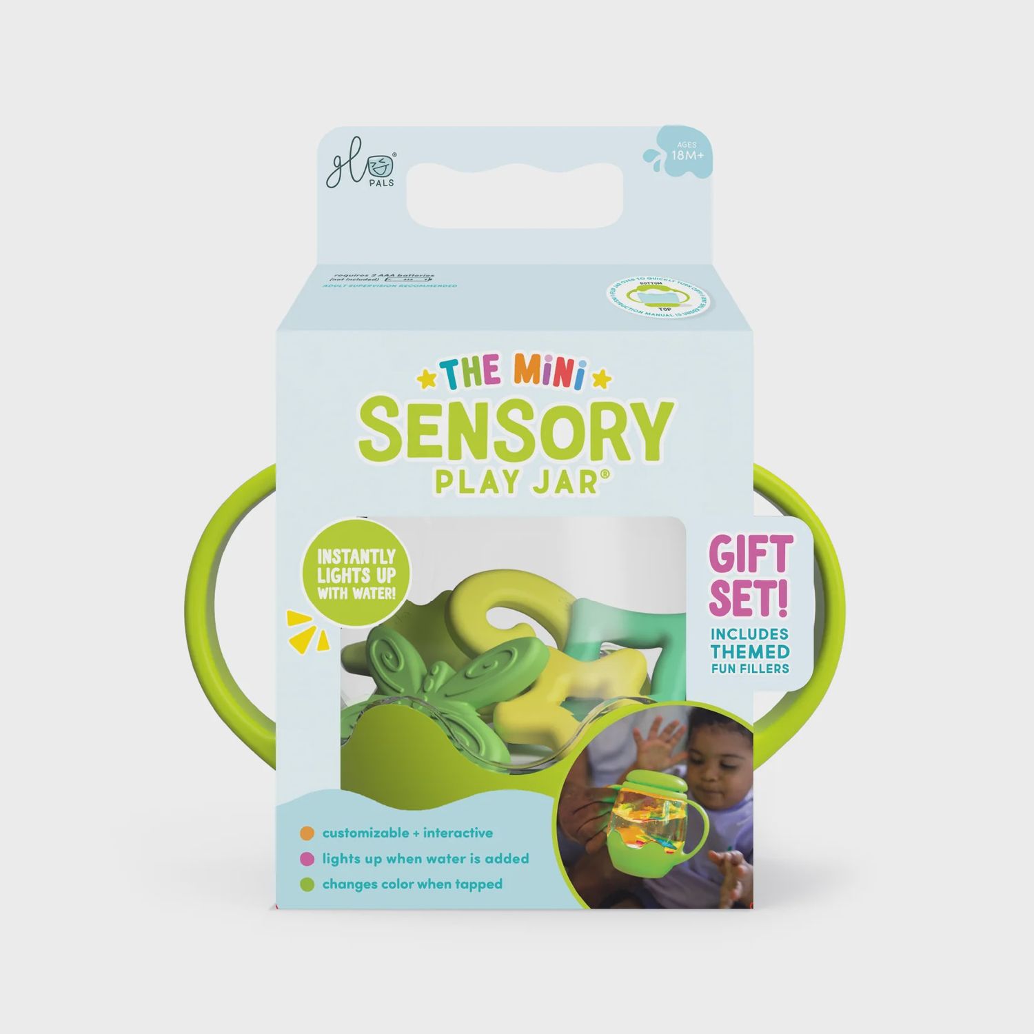 Mini Sensory Play Jar Gift Set - Green