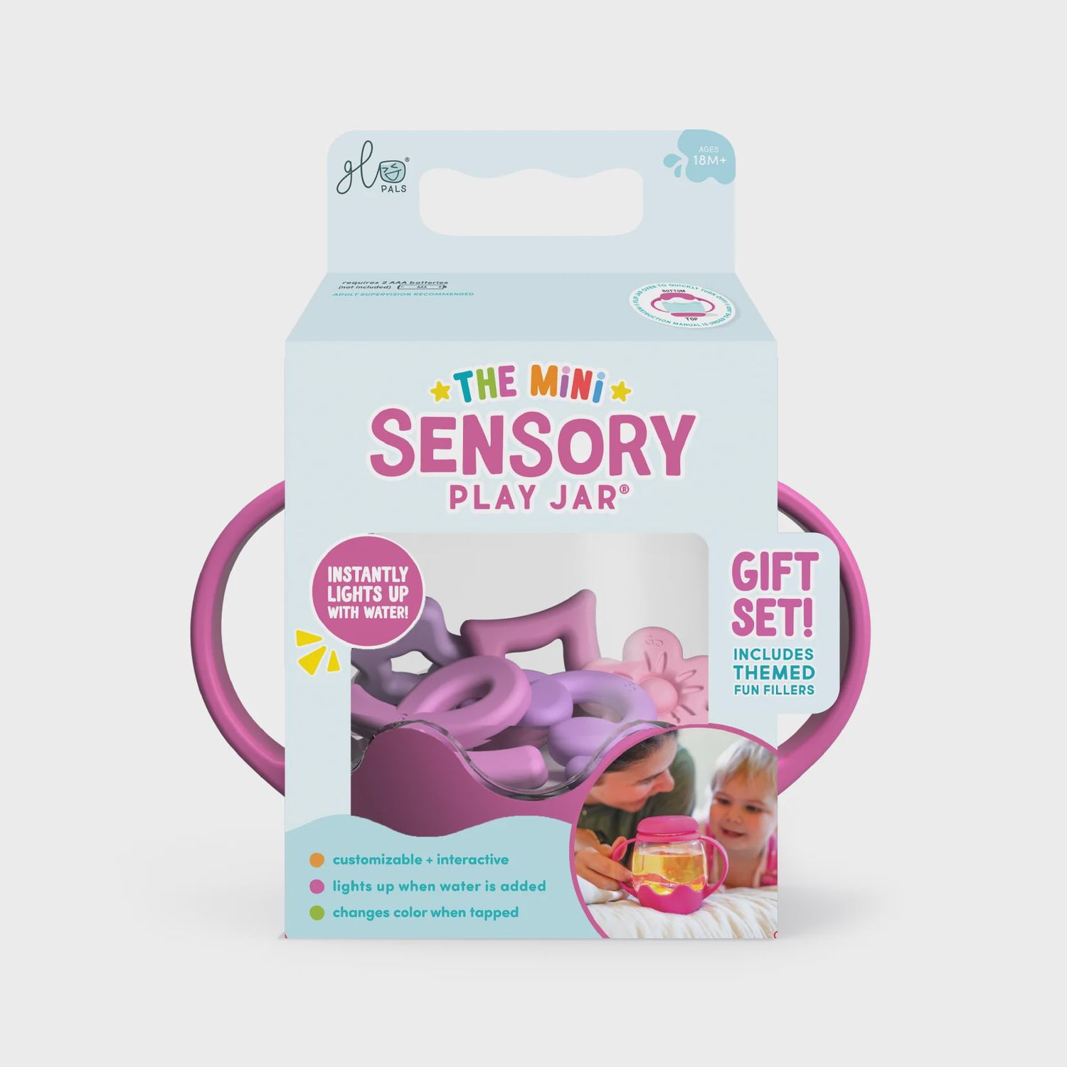Mini Sensory Play Jar Gift Set - Pink