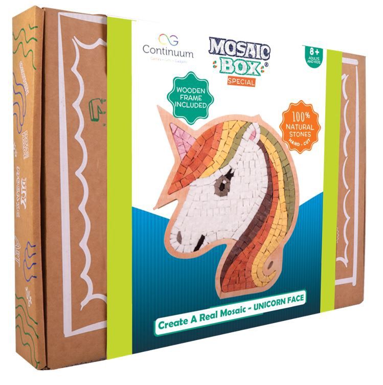 MosaicBox Unicorn Face