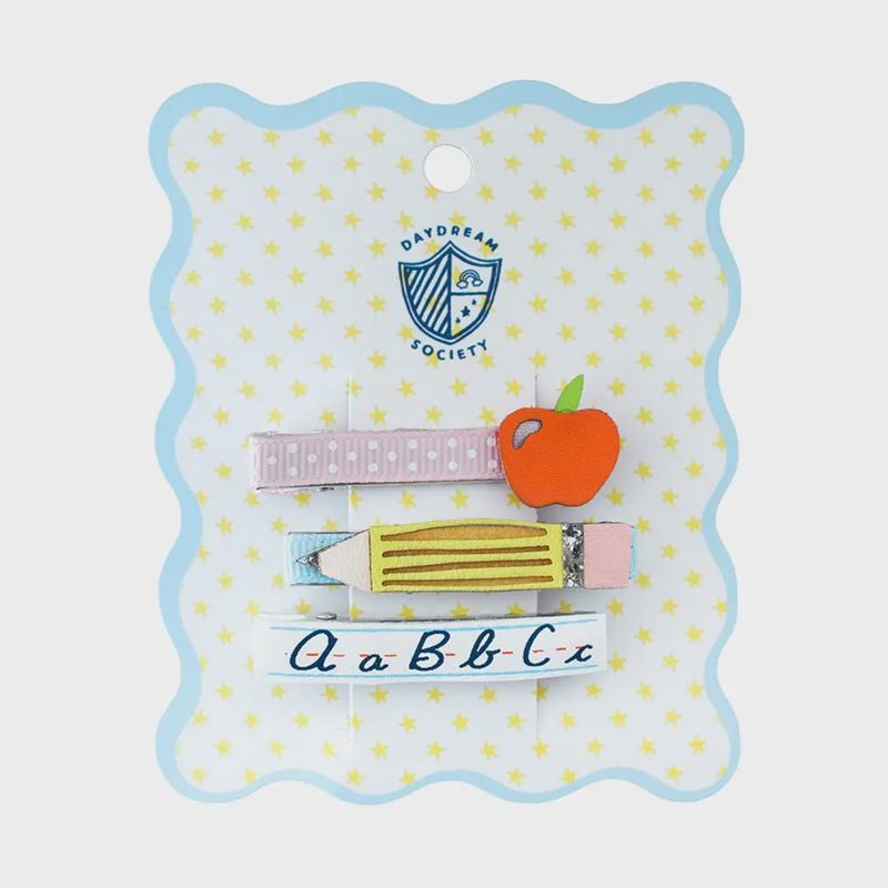 Smarty Pants Abc Hair Bar Clip Set