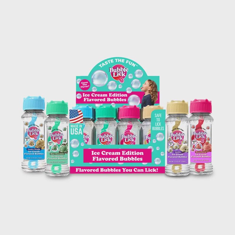 Bubblelick Ice Cream Edition - Flavored Bubbles