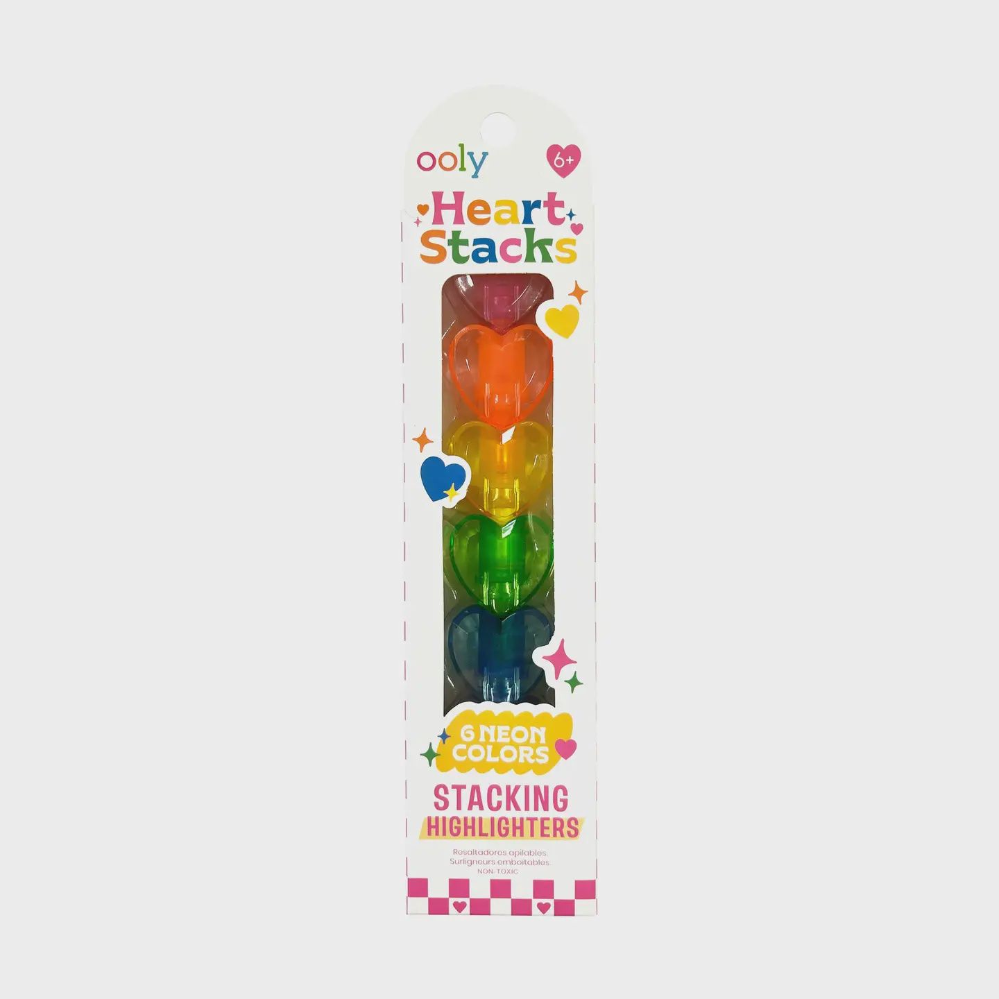 Heart Stacks: Stacking Highlighters - Single (1 Stick / Box)