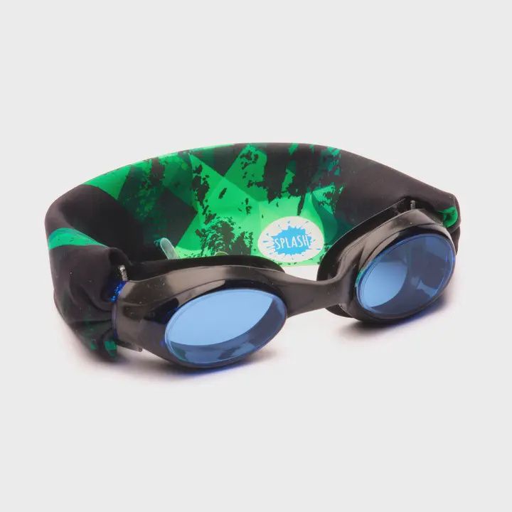 Green Fusion Swim Goggles
