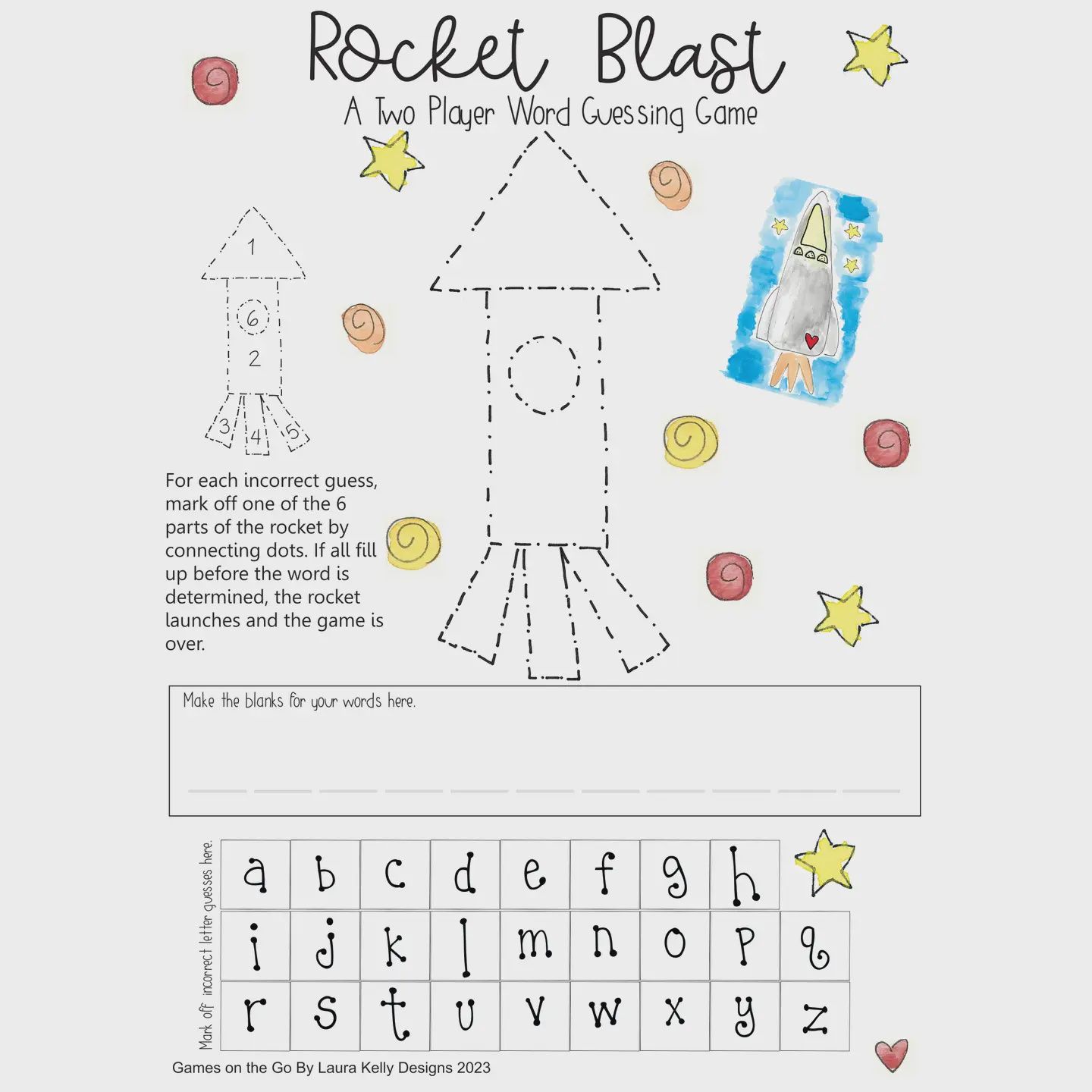 Rocket Blast - Games on the Go Pad