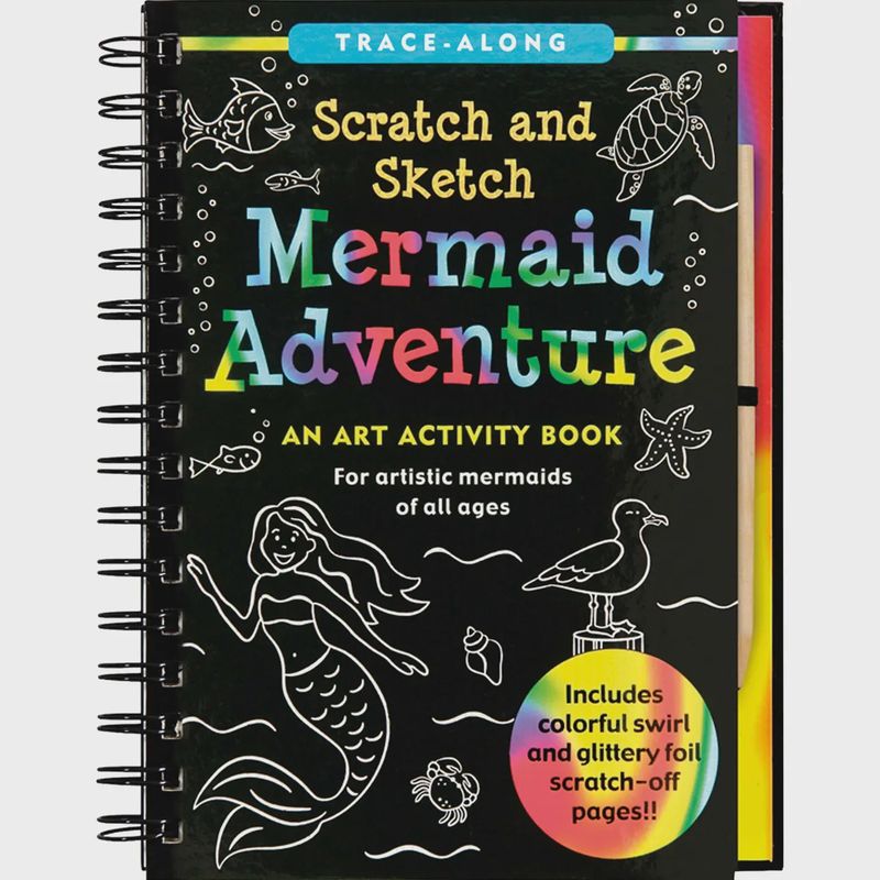 Mermaid Adventure Scratch and Sketch