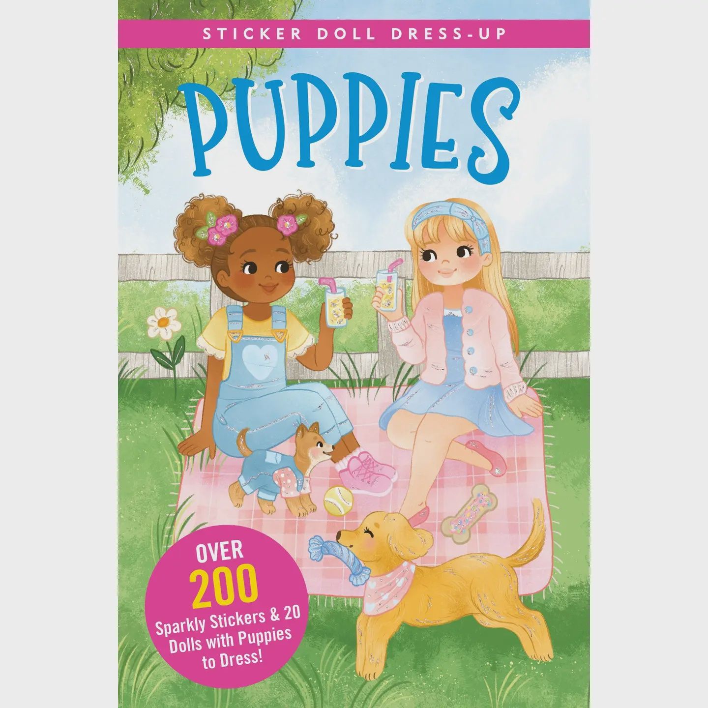 Puppies Sticker Doll Dress-Up Book